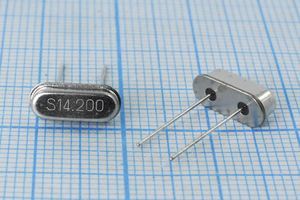 Кварцевый резонатор 14,2 МГц - 14200 HC49S3 20 30 30/-10~60C 49S[SDE] 1Г