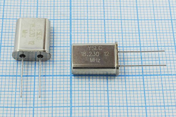 Кварцевый резонатор 18,23 МГц - 18230 HC49U 12 30 30/-20~70C 49U 1Г