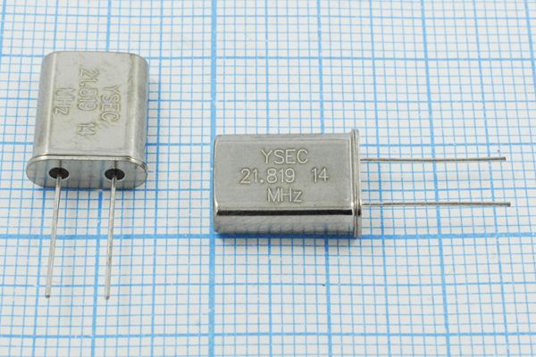 Кварцевый резонатор 21,819 МГц - 21819 HC49U 14 20 30/-20~70C 49U 1Г
