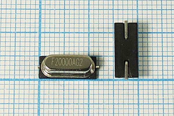 Кварцевый резонатор 20 МГц - 20000 SMD49S4 32 50 1Г (F20000AG2)