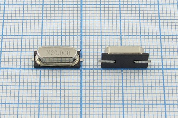 Кварцевый резонатор 20 МГц - 20000 SMD49S4 16 30 1Г (N20.000)