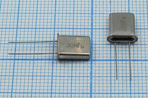 Кварцевый резонатор 30 МГц - 30000 HC45U РК45[HC45U] ХСР 3Г