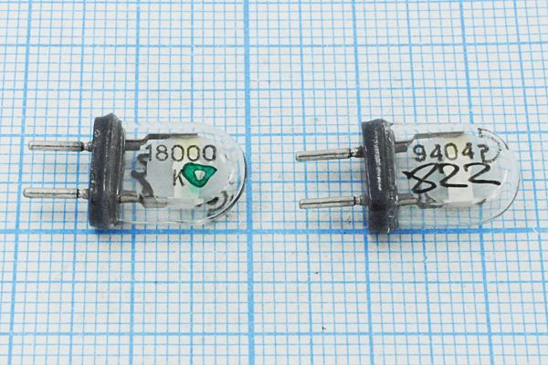 Кварцевый резонатор 18 МГц - 18000 КА 10 10/-10~60C РК100-5АМ 1Г