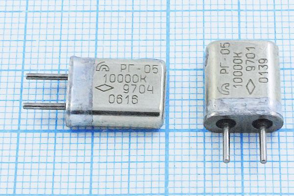 Кварцевый резонатор 10 МГц - 10000 HC25U РГ05МА 1Г