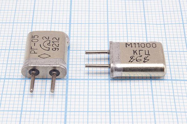 Кварцевый резонатор 11 МГц - 11000 HC25U S 15 50/-50~80C РГ05МА-14ДСТ 1Г