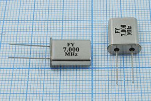 Кварцевый резонатор 7 МГц - 7000 HC49U 16 30 1Г (FY) Кварцевый резонатор 7 МГц - 7000 HC49U 16 30 1Г (FY)