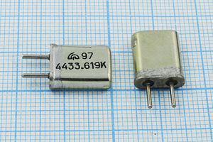 Кварцевый резонатор 4,433619 МГц - 4433,619 HC25U S МА 1Г