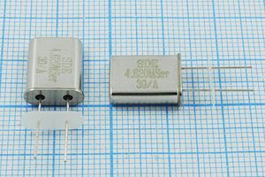 Кварцевый резонатор 4,62 МГц - 4620 HC49U S 10 30/-20~70C 49U[SDE] 1Г +IS