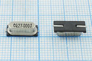 Кварцевый резонатор 27 МГц - 27000 SMD49S4 17 20 30/-10~60C C4SS 1Г (CQ27.00