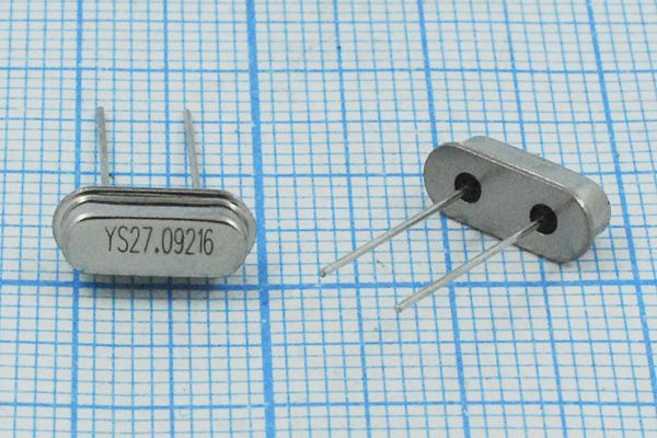 Кварцевый резонатор 27,092 МГц - 27092 HC49S3 16 20 50/-20~70C 49S 1Г