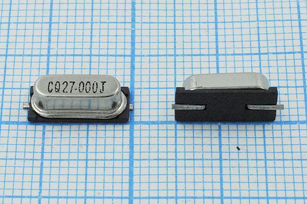 Кварцевый резонатор 27 МГц - 27000 SMD49S4 17 20 30/-10~60C C4SS 1Г (разная)