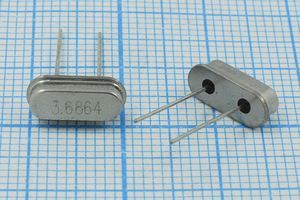 Кварцевый резонатор 3,6864 МГц - 3686,4 HC49S3 18 20 50/-20~70C 49S 1Г Кварцевый резонатор 3,6864 МГц - 3686,4 HC49S3 18 20 50/-20~70C 49S 1Г
