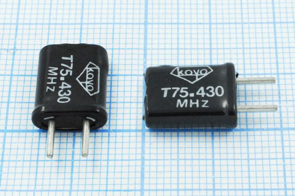 Кварцевый резонатор 75,43 МГц - 75430 HC50U МА [12565] (T75.430)