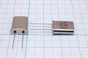 Кварцевый резонатор 20 МГц - 20000 HC49U 20 30 30/-20~70C 9U 1Г (SZJF)