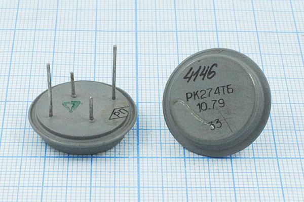 Кварцевый резонатор 4,146 МГц - 4146 ТБ РК274 1Г