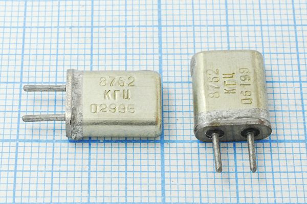 Кварцевый резонатор 8,762 МГц - 8762 HC25U МА 1Г