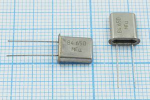 Кварцевый резонатор 84,65 МГц - 84650 HC45U РК45[HC45U] ХСР 3Г