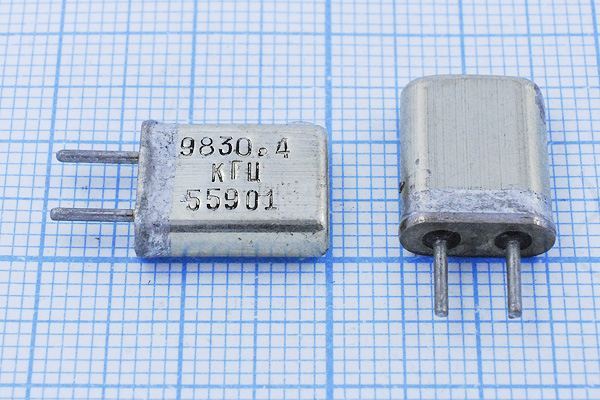 Кварцевый резонатор 9,8304 МГц - 9830,4 HC25U МА 1Г