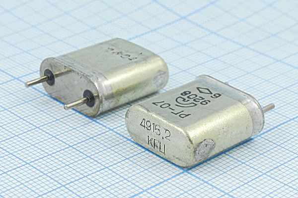 Кварцевый резонатор 4,9152 МГц - 4915,2 HC6U S 15 50/-60~85C РГ07БА-6ДУ 1Г