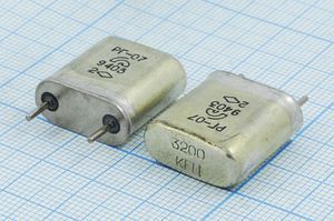 Кварцевый резонатор 3,2 МГц - 3200 HC6U 15 40/-40~70C РГ07БА-6ВТ 1Г Кварцевый резонатор 3,2 МГц - 3200 HC6U 15 40/-40~70C РГ07БА-6ВТ 1Г