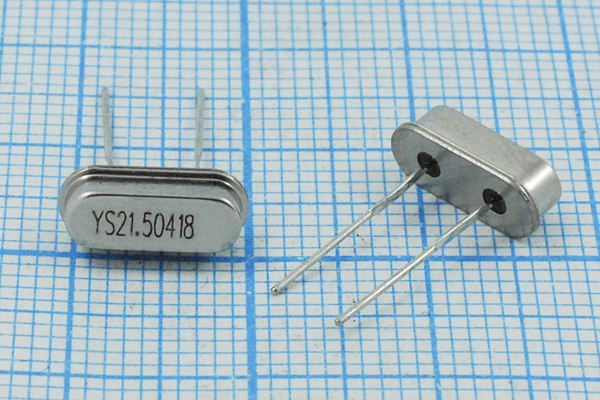 Кварцевый резонатор 21,504 МГц - 21504 SC49S3 18 10 20/-20~70C SMD4H 1Г