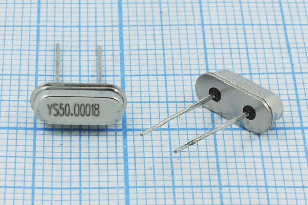 Кварцевый резонатор 50 МГц - 50000 SC49S3 18 20 30/-20~70C SMD4H 3Г