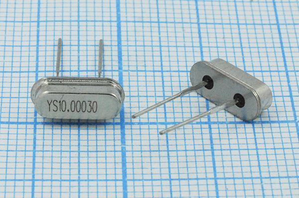 Кварцевый резонатор 10 МГц - 10000 SC49S3 30 30 50/-20~70C SMD4H 1Г
