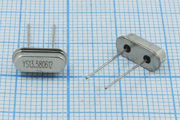 Кварцевый резонатор 13,5806 МГц - 13580,6 SC49S3 12 25 40/-20~70C SMD4H 1Г