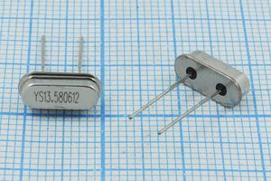 Кварцевый резонатор 13,5806 МГц - 13580,6 SC49S3 12 25 40/-20~70C SMD4H 1Г Кварцевый резонатор 13,5806 МГц - 13580,6 SC49S3 12 25 40/-20~70C SMD4H 1Г
