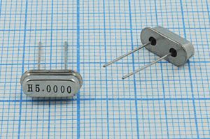 Кварцевый резонатор 5 МГц - 5000 HC49S3 20 30 1Г (H5.0000) Кварцевый резонатор 5 МГц - 5000 HC49S3 20 30 1Г (H5.0000)