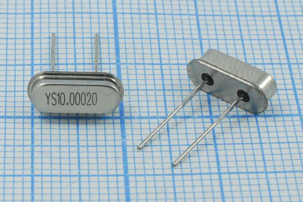 Кварцевый резонатор 10 МГц - 10000 SC49S3 20 20 50/-20~70C SMD4H 1Г