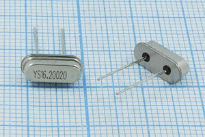 Кварцевый резонатор 16,2 МГц - 16200 SC49S3 20 30 50/-20~70C SMD4H 1Г