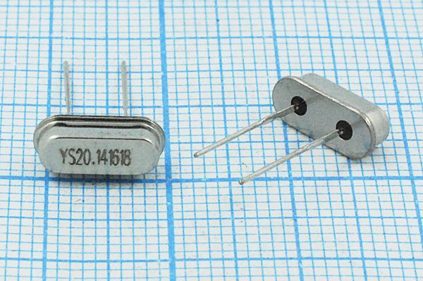Кварцевый резонатор 20,1416 МГц - 20141,6 SC49S3 18 15 20/-20~70C SMD4H 1Г