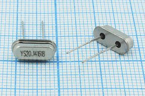 Кварцевый резонатор 20,1416 МГц - 20141,6 SC49S3 18 15 20/-20~70C SMD4H 1Г Кварцевый резонатор 20,1416 МГц - 20141,6 SC49S3 18 15 20/-20~70C SMD4H 1Г