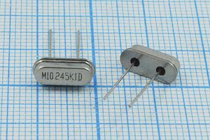 Кварцевый резонатор 10,245 МГц - 10245 HC49S3 10 20 HC49S[MEC] 1Г (M10.245K1D)
