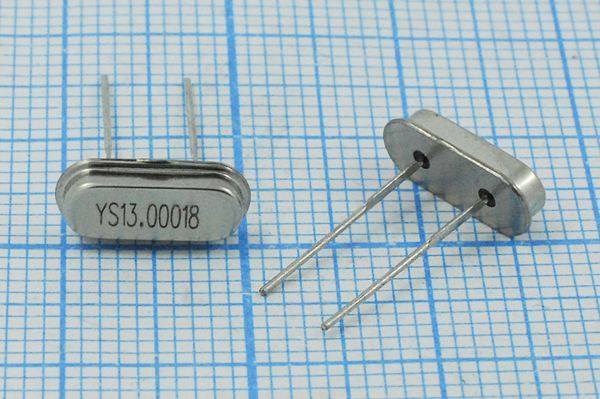 Кварцевый резонатор 13 МГц - 13000 SC49S2 18 15 30/-20~70C SMD3H 1Г
