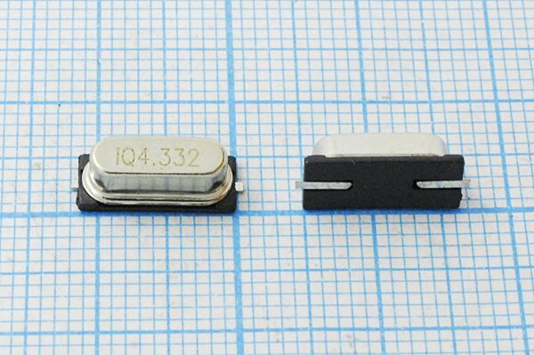 Кварцевый резонатор 4,332 МГц - 4332 SMD49S4 30 30 30/-20~70C 1Г (IQ4.332)