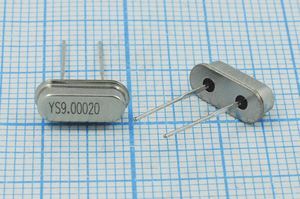Кварцевый резонатор 9 МГц - 9000 SC49S3 20 30 30/-20~70C SMD4H 1Г