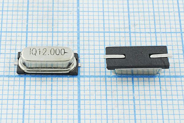 Кварцевый резонатор 12 МГц - 12000 SMD49S4 20 30 30/-20~70C 1Г (IQ12.000)