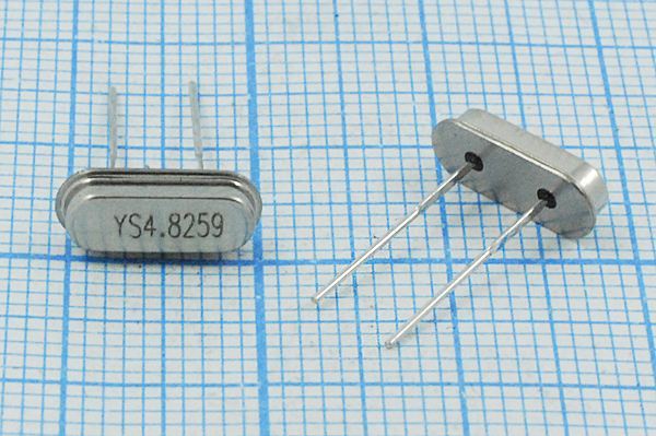 Кварцевый резонатор 4,825 МГц - 4825 SC49S2 9 50 50/-20~70C SMD3H 1Г