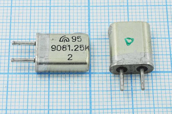 Кварцевый резонатор 9,08125 МГц - 9081,25 HC25U МА 1Г