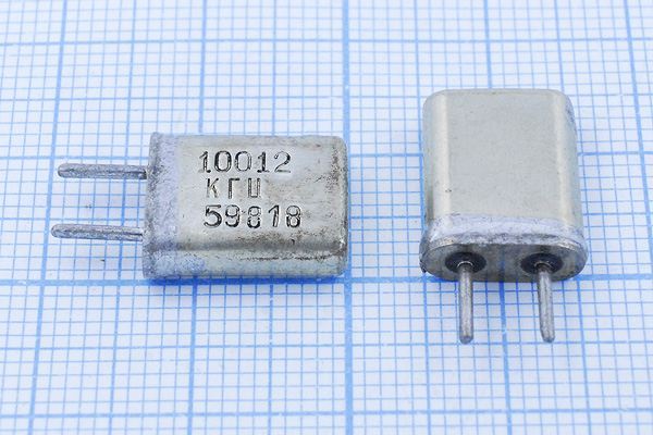 Кварцевый резонатор 10,012 МГц - 10012 HC25U МА 1Г