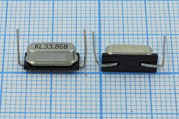 Кварцевый резонатор 33,8688 МГц - 33868,8 SMD49S4 16 40 1Г (KL33.868)