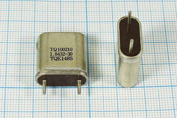 Кварцевый резонатор 1,8432 МГц - 1843,2 HC6U 30 1Г (TQ100210)