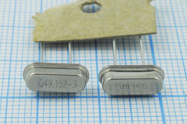 Кварцевый резонатор 49,152 МГц - 49152 HC49S3 20 30 30/-20~70C 3Г (IQ49.152-3)