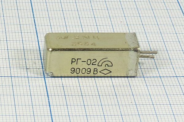 Кварцевый резонатор 0,3072 МГц - 307,2 УД 20 300/-60~85C РГ02УД-7ДШ 1Г 11x11x28
