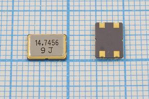 Кварцевый резонатор 14,7456 МГц - 14745,6 SMD07050C4 18 50 SX7 1Г (9J)