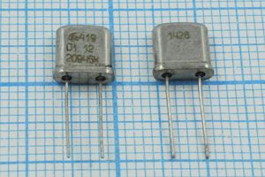 Кварцевый резонатор 20,945 МГц - 20945 UM5 S РК419МН 1Г Кварцевый резонатор 20,945 МГц - 20945 UM5 S РК419МН 1Г