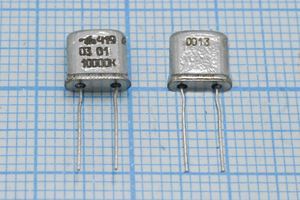 Кварцевый резонатор 10 МГц - 10000 UM5 12 30 РК419МН 1Г 100 Ом Кварцевый резонатор 10 МГц - 10000 UM5 12 30 РК419МН 1Г 100 Ом