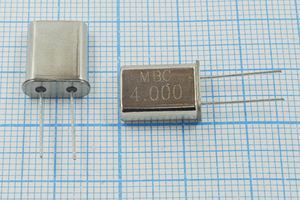 Кварцевый резонатор 4 МГц - 4000 HC49U 16 30 /-40~70C 49U 1Г (MBC 4.000) Кварцевый резонатор 4 МГц - 4000 HC49U 16 30 /-40~70C 49U 1Г (MBC 4.000)